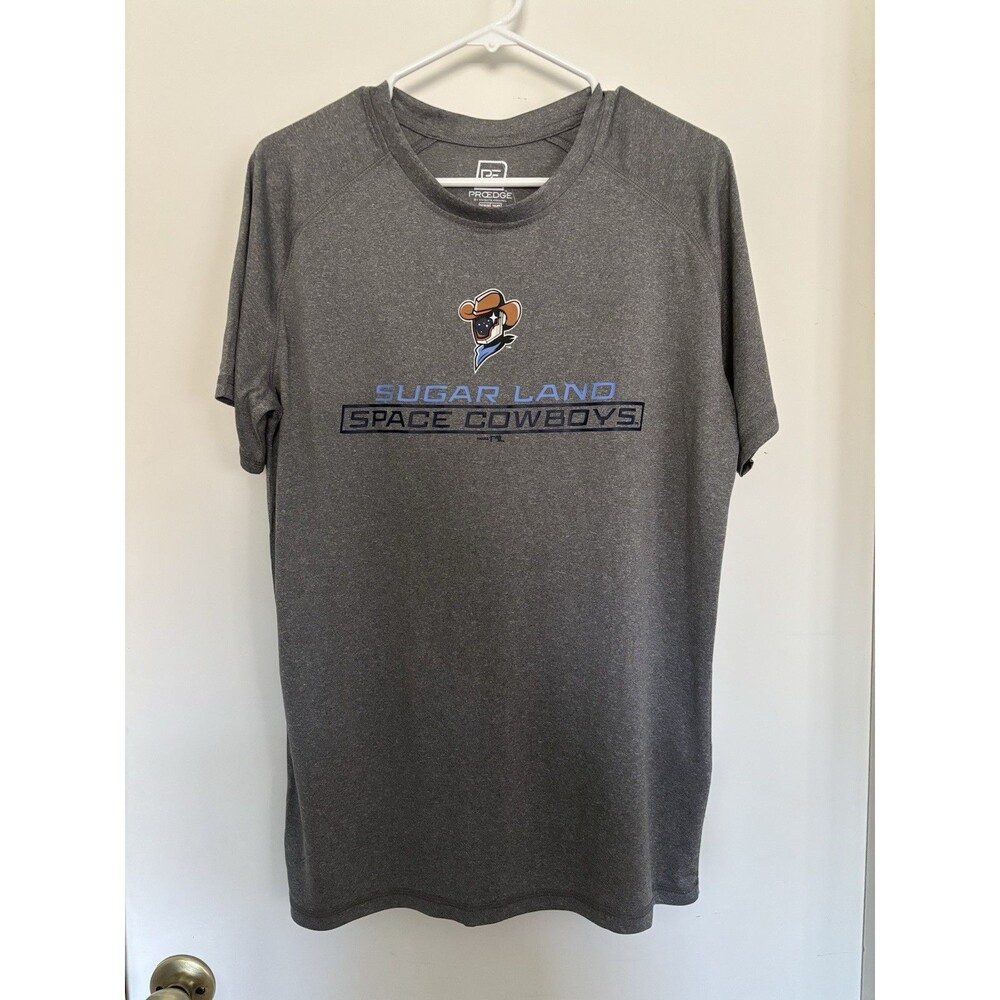 ProEdge Sugar Land Space Cowboys Men's Gray Graphic Crew Neck T-Shirt M